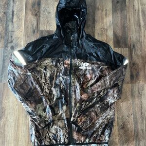 Mossy Oak Black and Camo Jacket